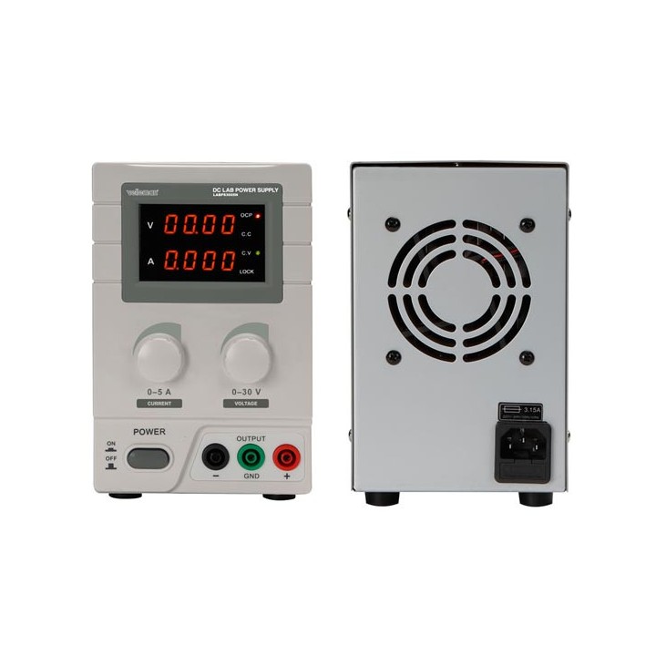 Labware 0 a 30 Vcc 1a 2a 3a 4a 5a max doppio display a LED labps3005 jr  international - 1