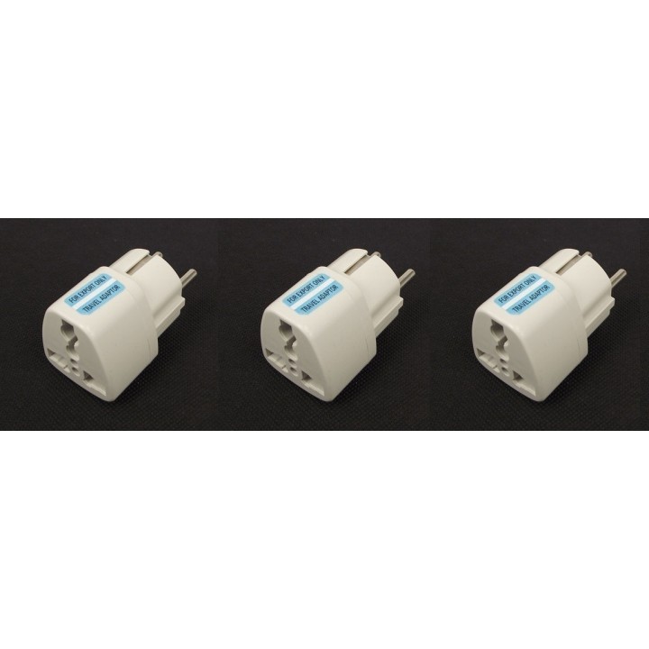 3 adaptadores electricos clavija europea hacia clavija inglesa adaptadores 16a 250vca electricos convertidor jr international - 