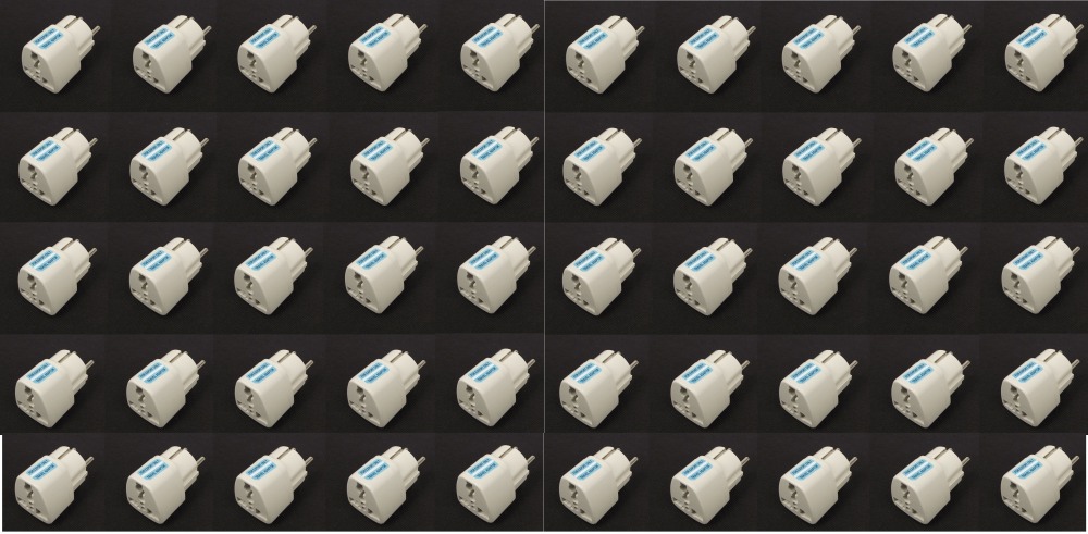 50 Travel adapter electric european plug to english plug adapter 1a 250vac adapter electric adapter electric hobbytech - 2