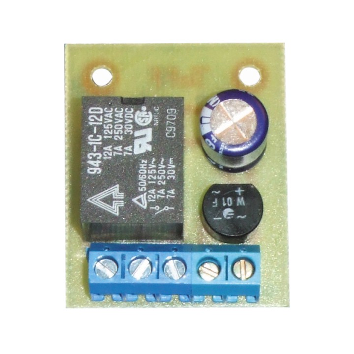 5 Modulo rele 12v ac o dc 1 contacto no nf jr international - 1