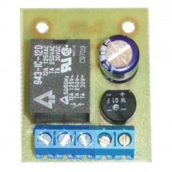 10 Modulo relè 12v ac o dc 1 contatto di tensione alternata dc nf jr international - 1