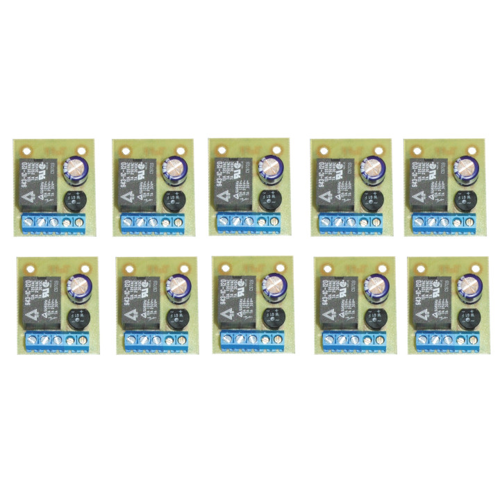 10 Modulo relè 12v ac o dc 1 contatto di tensione alternata dc nf jr international - 2