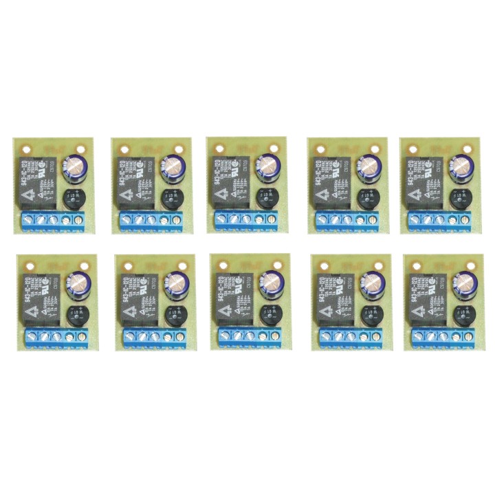 10 Modulo relè 12v ac o dc 1 contatto di tensione alternata dc nf jr international - 2