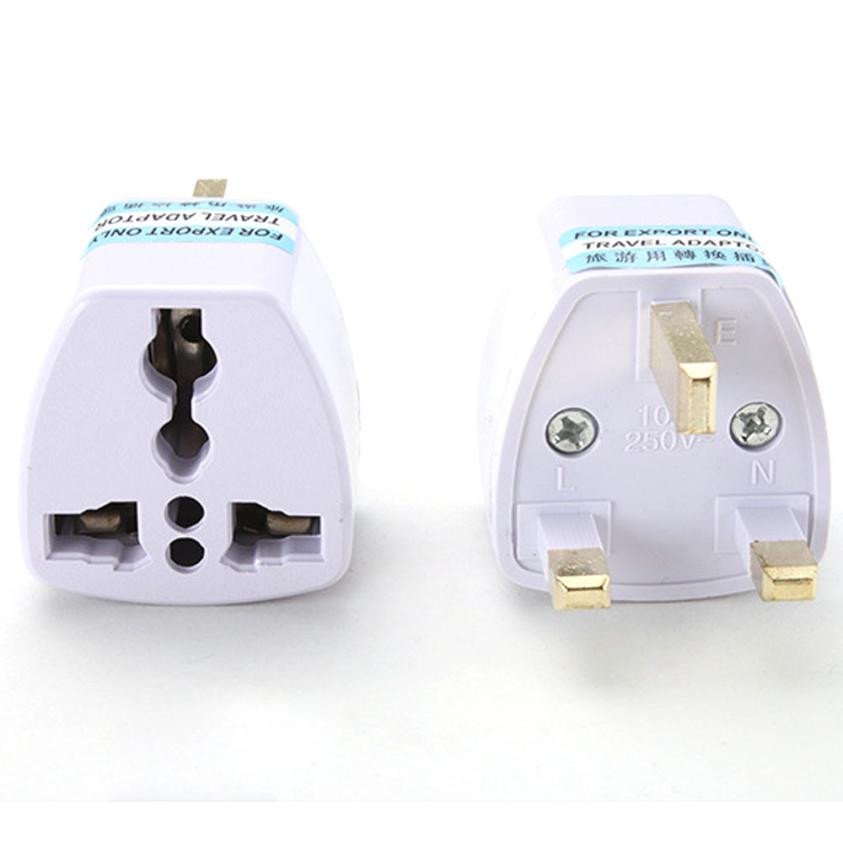 2x Universal UK AU US to EURO Travel Power Plug Socket Adapter Converter 220v # 