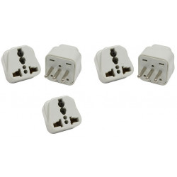 5 Electric plug adapter italy europe 10a 250v to travel jr international - 4