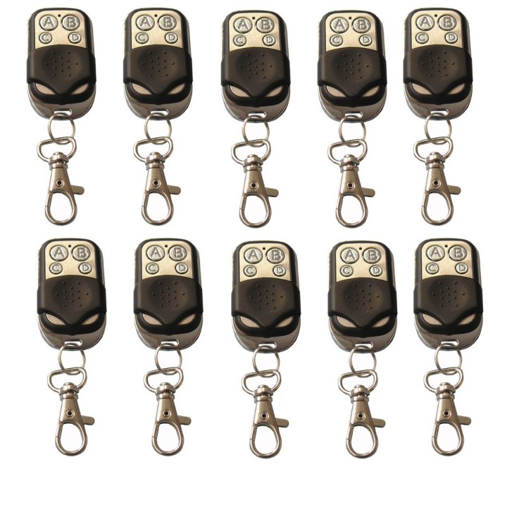 10 X Remote radio jolly hearty open 4 433mhz transmitter universal alltronik avidsen prastel tau jr international - 1