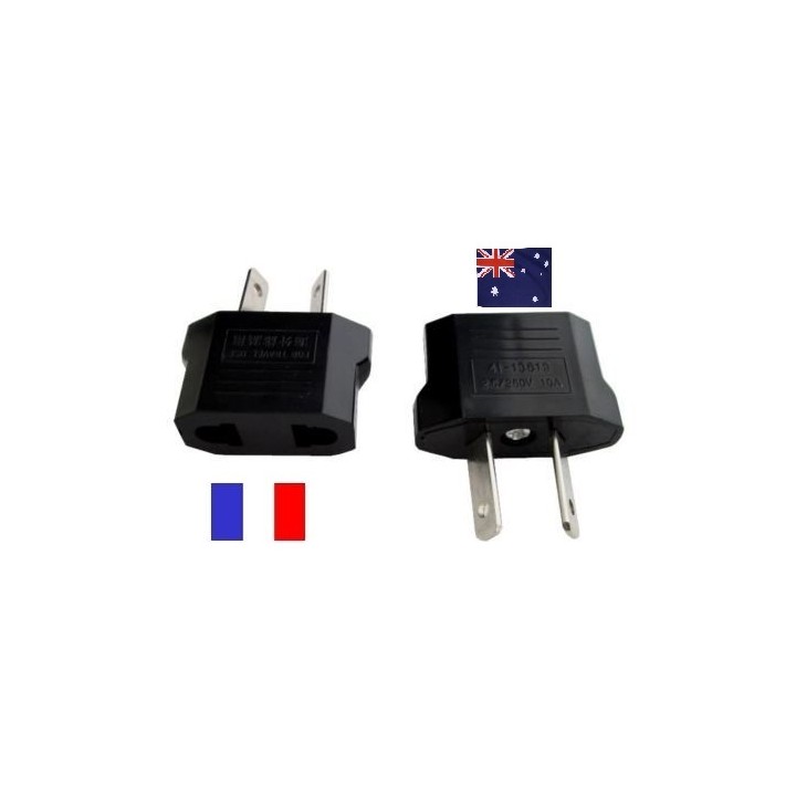 Adaptador de enchufe viaje plug power zona del euro australia china viajes asia argentina new zeland jr international - 1