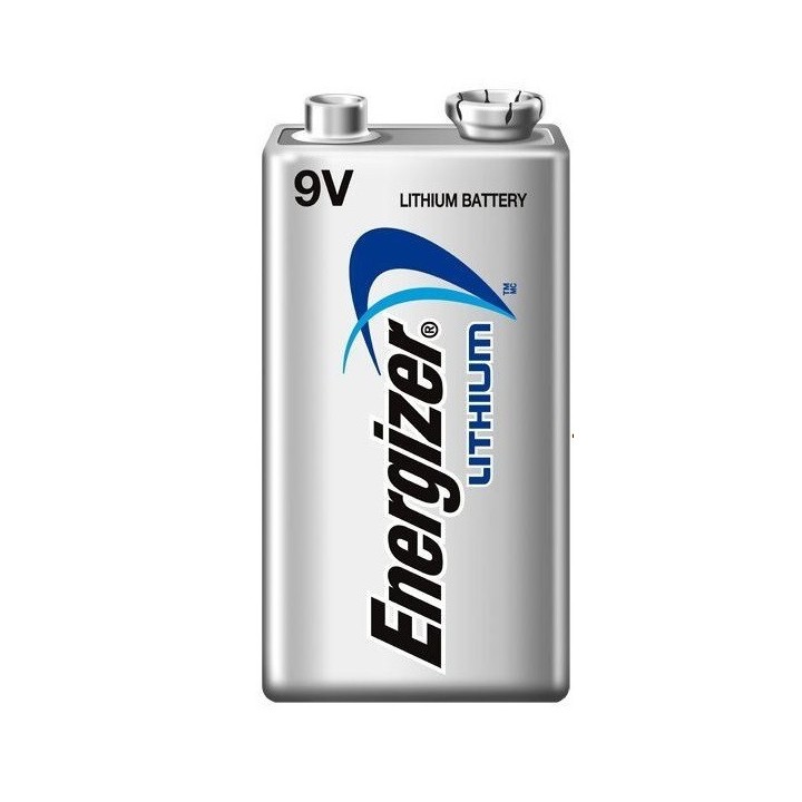 100 Battery 9v lithium battery energizer l522 750mah em9v very high capacity batteries energizer - 1