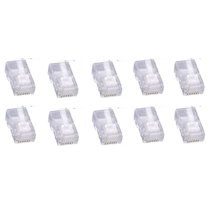 8p 8c stecker fur netz 10 stucke stecker fur telefonnetz stecker telefonnetz stecker fur netz stecker telefonnetz velleman - 1