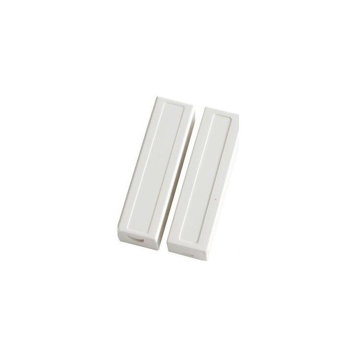 100 Contatto magnetico sporgente color crema detettore aperture jr international - 1