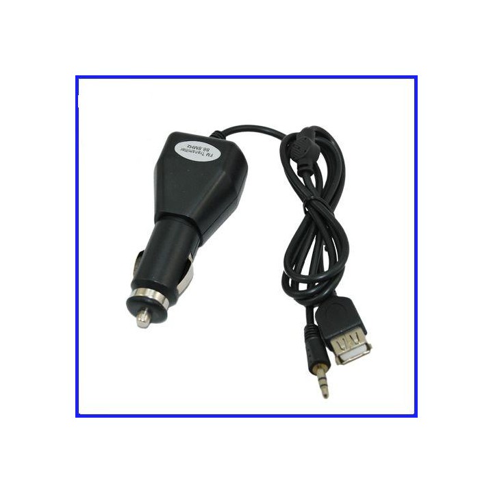 Fm transmitter + kfz-ladegerät für ipod nano mp3 mp4 jr international - 1
