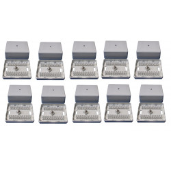 10 Anti tamper junction boxes 24 contacts electric device for derivation electric terminal anti tamper junction box anti tampe j