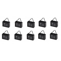 10 condensatore CBB61 450V 1.5UF condensatori di capacità di scarico ventilatore condensatore 2uF yoins - 2