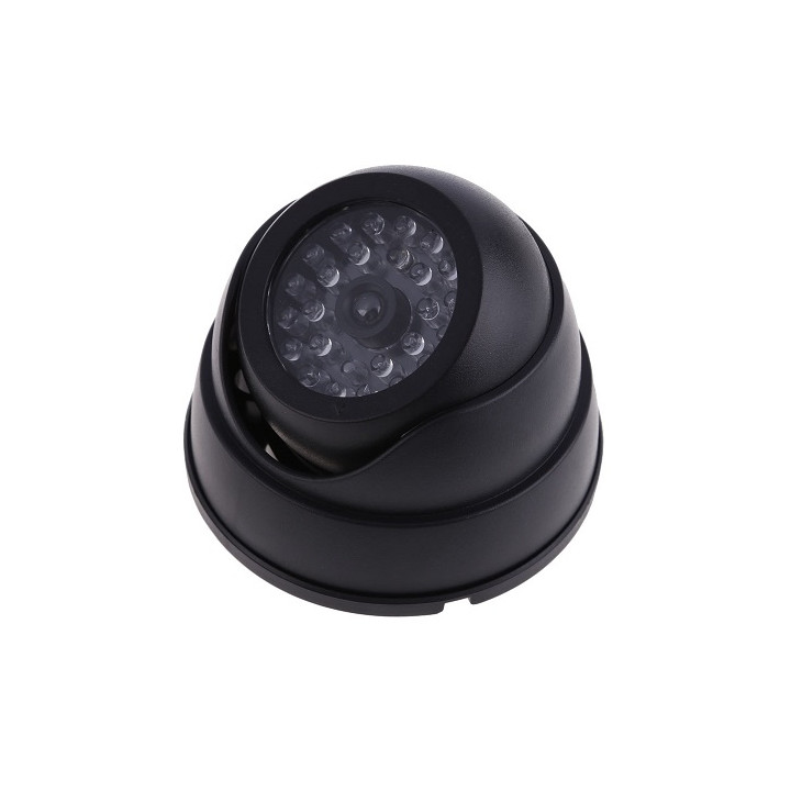 Plastica Mestieri falso fittizio di sorveglianza di sicurezza del CCTV Dome Camera w / lampeggiante luce della decorazione della