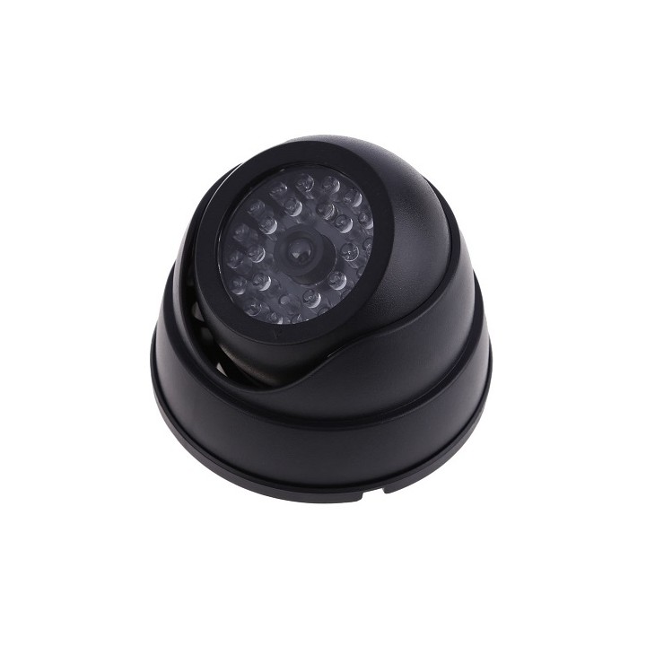 Plastica Mestieri falso fittizio di sorveglianza di sicurezza del CCTV Dome Camera w / lampeggiante luce della decorazione della