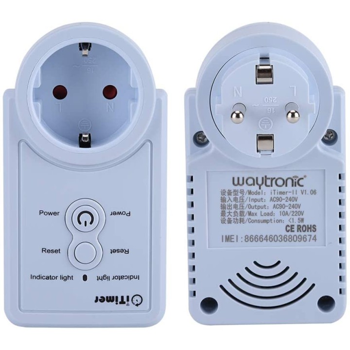 Toma GSM con toma de corriente toma de corriente con sensor de temperatura Control SMS