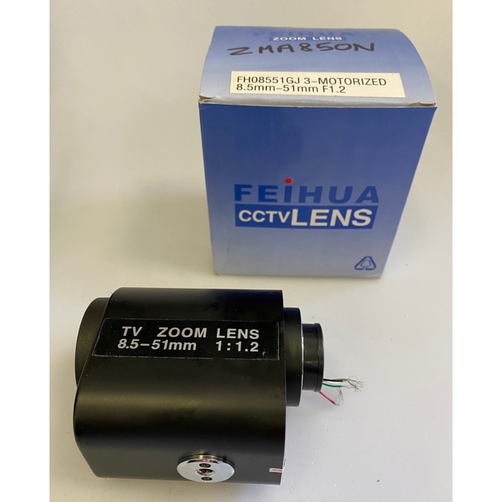 Zoom motorizado pilotado por camara fh08551gj 3 1 2 p 8,5 51mm 7.1° 41° jr international - 1