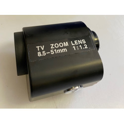 Zoom motorised zoom  fh08551gj 3 1 2'' 8.5 51mm 7.1° 41° f1.6 motorized zoom (control by camera) video surveillance jr internati