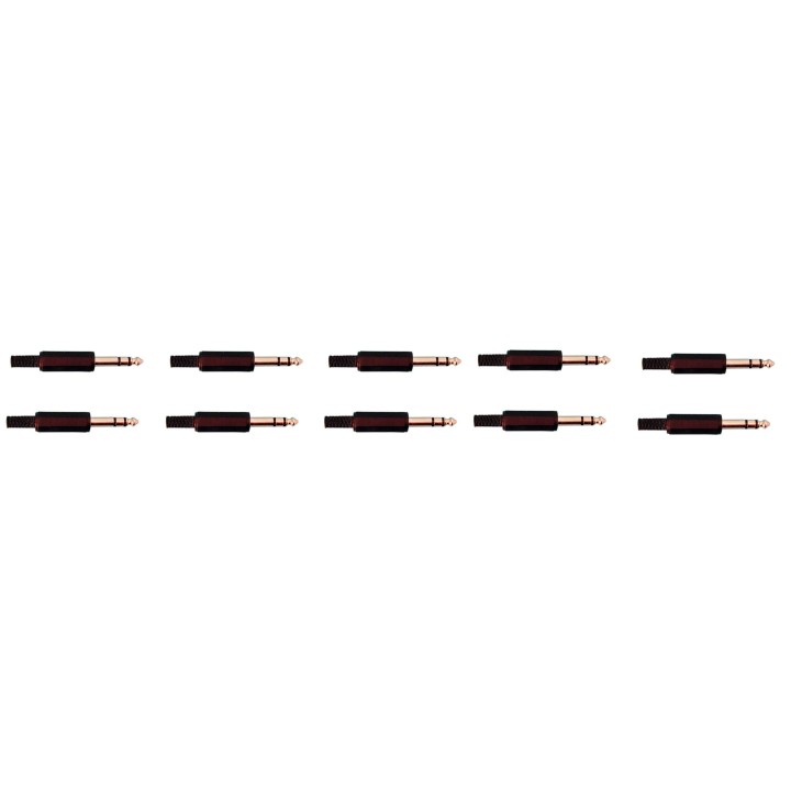 10 Connettore presa jack hif maschio stereo 6,35 connettore presa connettore velleman - 2