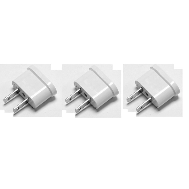 3 Travel adapter plug us industry canada francia euro-convertitore / giappone americano usa usa jr  international - 1