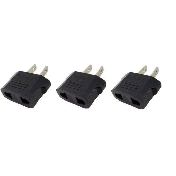3 X travel adapter plug u.s. industry canada France euro converter / japan american usa usa jr international - 2