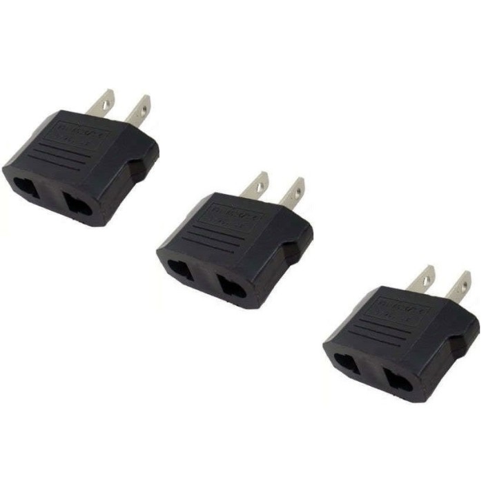 3 travel adapter plug us industry canada francia euro-convertitore / giappone americano usa usa jr international - 2