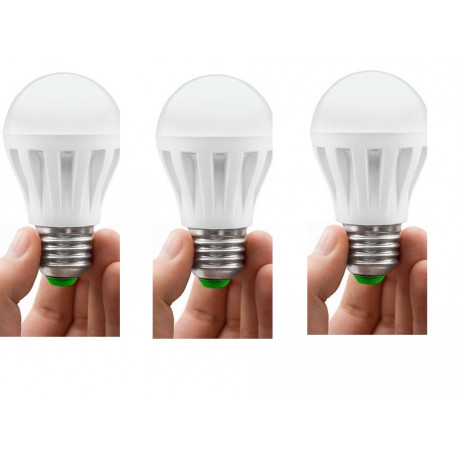 3 X Led Light Bulb Lamp Lighting 220v, Round Light Fixture Change Bulb