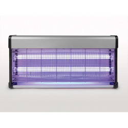 Lampada assassino insetto elettrico 2 x 20w  40w visualizzazione 220v zanzara distruttore congelatori volano gik16 perel - 1