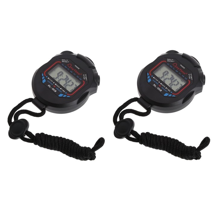 Sport Stoppuhr Professionelle wasserdichte LCD Digital Stoppuhr Timer Chronograph Zähler Sport Alarm