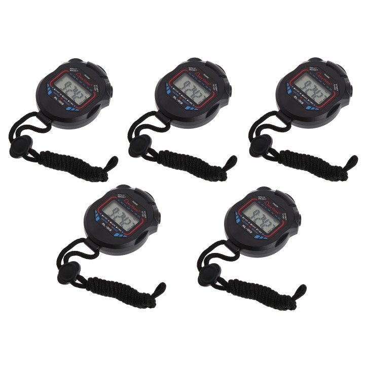 Sport Cronometro Professionale Palmare Impermeabile LCD Digitale Cronometro Timer Cronografo Contatore Sport Allarme