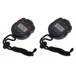 Sport Cronometro Professionale Palmare Impermeabile LCD Digitale Cronometro Timer Cronografo Contatore Sport Allarme