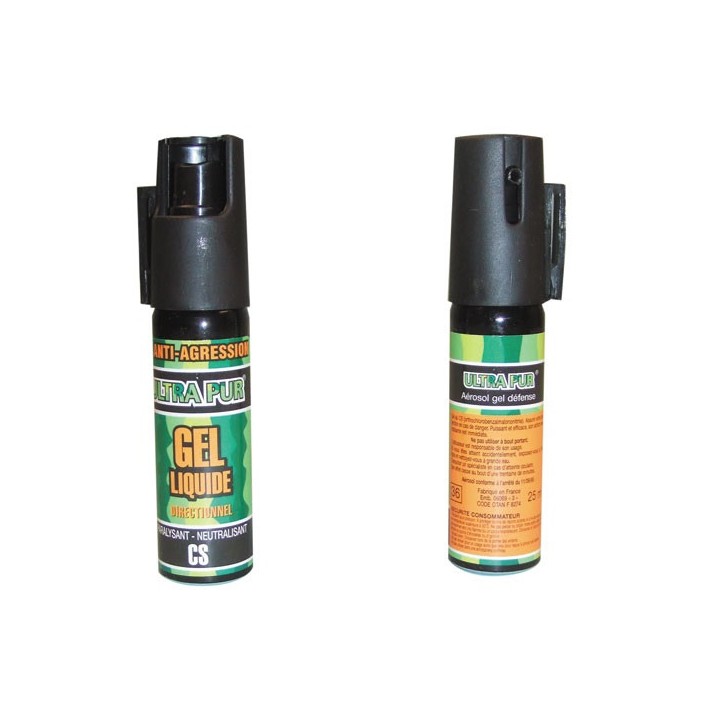 Aerosol gel paralisante cs 2% 25ml pequeño modelo cs spray cs spray cs spray gas defensa lacrimogeno aerosoles jr international 