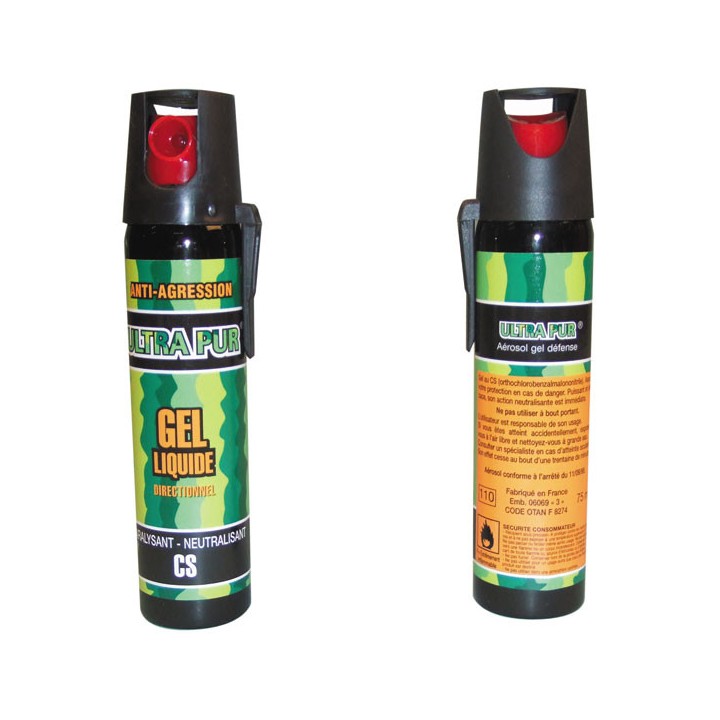 Defensive spray paralising gel cs gel spray self defence, 2% 75ml lachrymatory bend tear gas bear spray cs spray chemical weapon