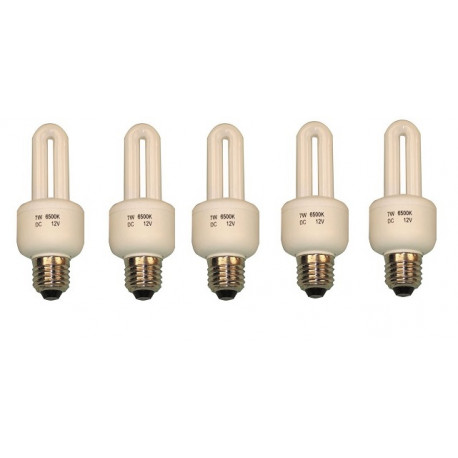 5 X Bulb electrical bulb lighting 12v 7w e27 energy saver electrical bulb electrical lighting jr international - 1