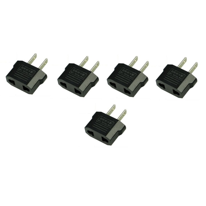 5 travel adapter plug us industry Canada francia euro-convertitore / giappone americano usa usa jr international - 2