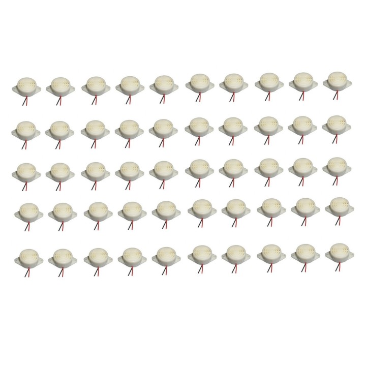 50 X Buzzer sirena di allarme acustico 220V AC hyt-3015c 230v 240v dispositivo audio AC jr international - 1
