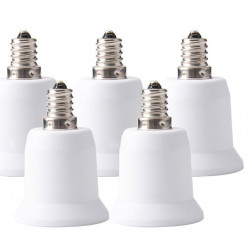 5 E14 to e27 light for led light lamp bulbs base holder adapter converter 12v 24v 48v 220v lampholder conversion jr internationa
