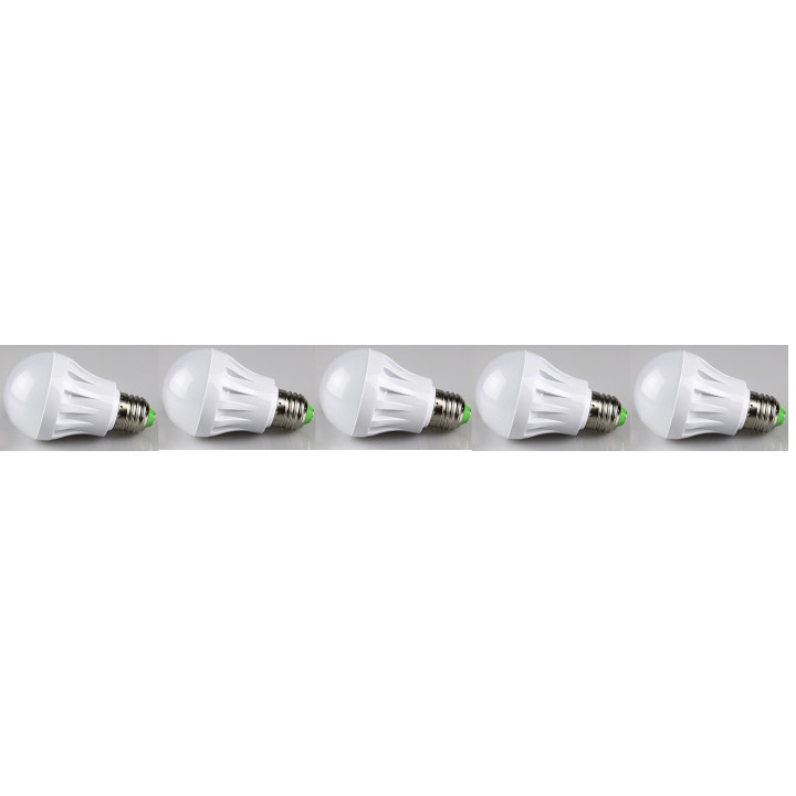 5 X 7w illuminazione lampadina led e27 220v 240v luce bianca jr international - 1