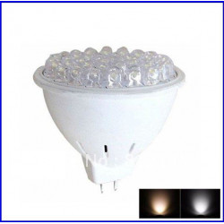 36leds 2w mr16 led light bulb 12v cool white jr international - 1