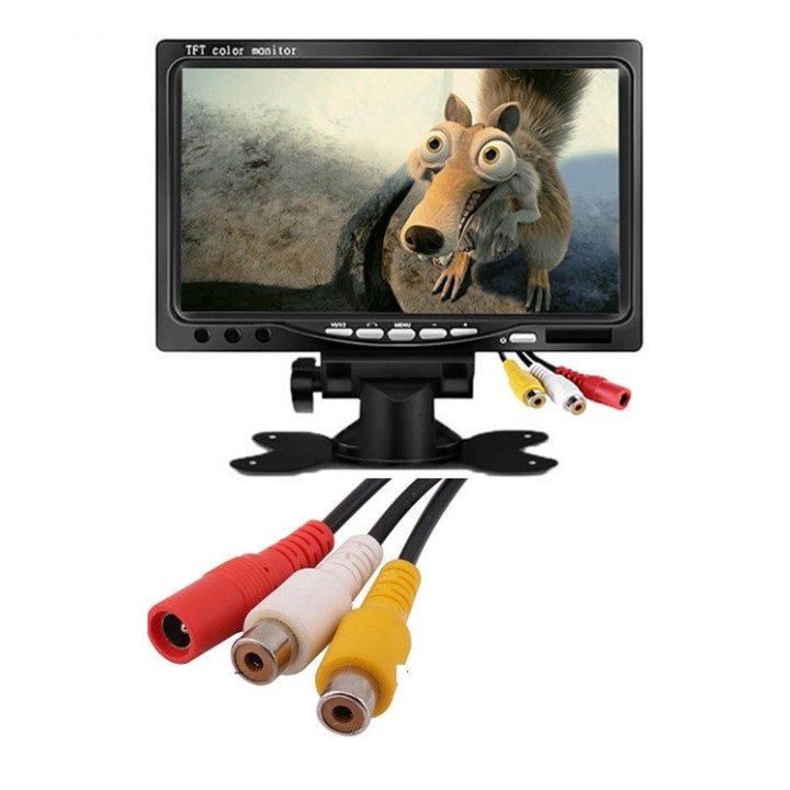 7'' 18cm farb tft lcd monitor audio 12vdc sender farb tft lcd monitore videouberwachung videomonitor videomonitore farbvideomoni