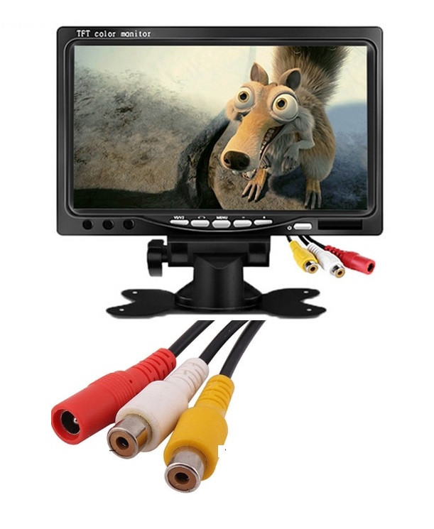 Monitor Colour Video Surveillance Monitor 7 18cm Lcd Colour Video Audio Monitors Remote Control Video Surveillance Monitor C Eclats Antivols