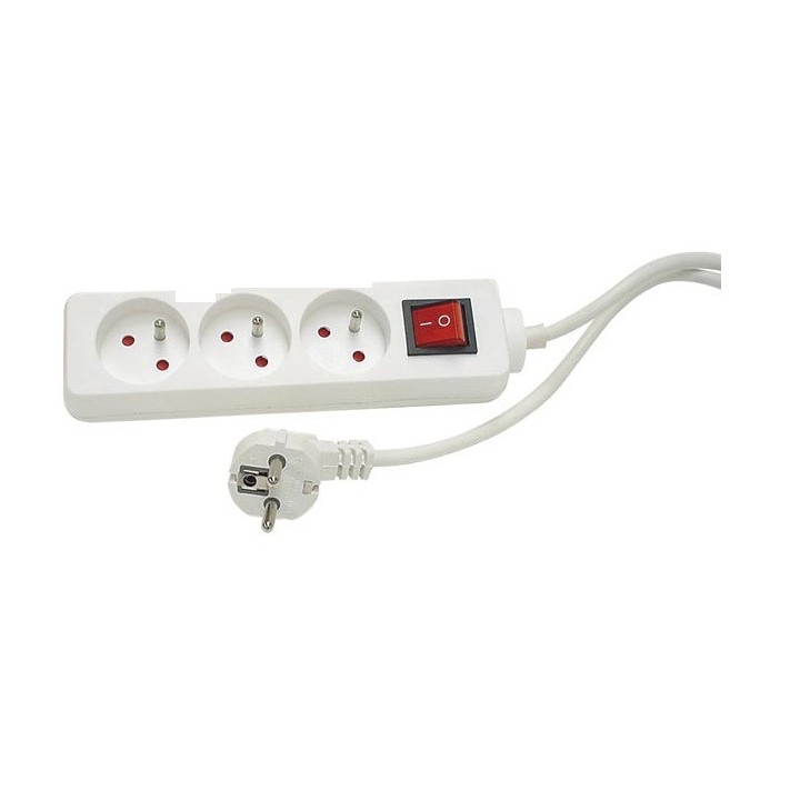 Tira de la energía 4 220v tomada con eb4s interruptor eléctrico velleman - 1