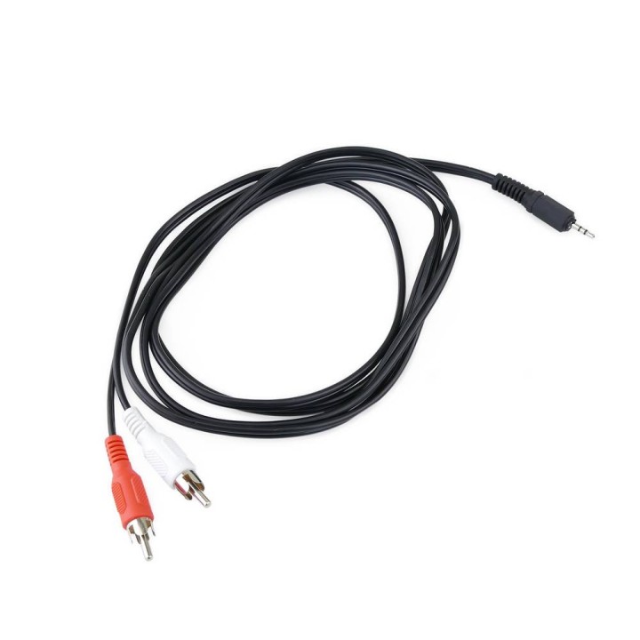Audio cable 3.5mm stereo male to 2 rca cord 10m konig cable-458/10 jr  international - 4