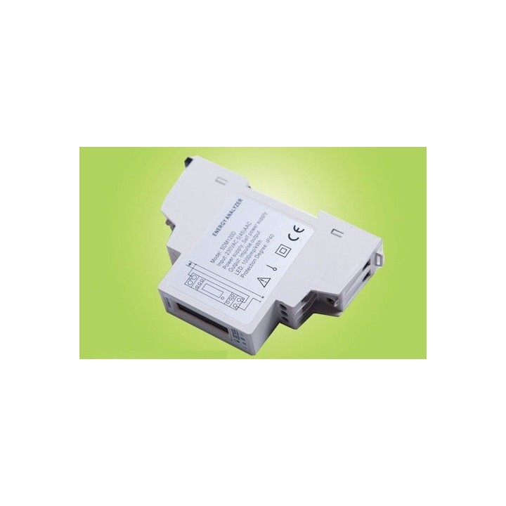 El consumo de energía indicador de kwh hora 220v powermeter metro rail din monofásico 1 fase bauser - 8