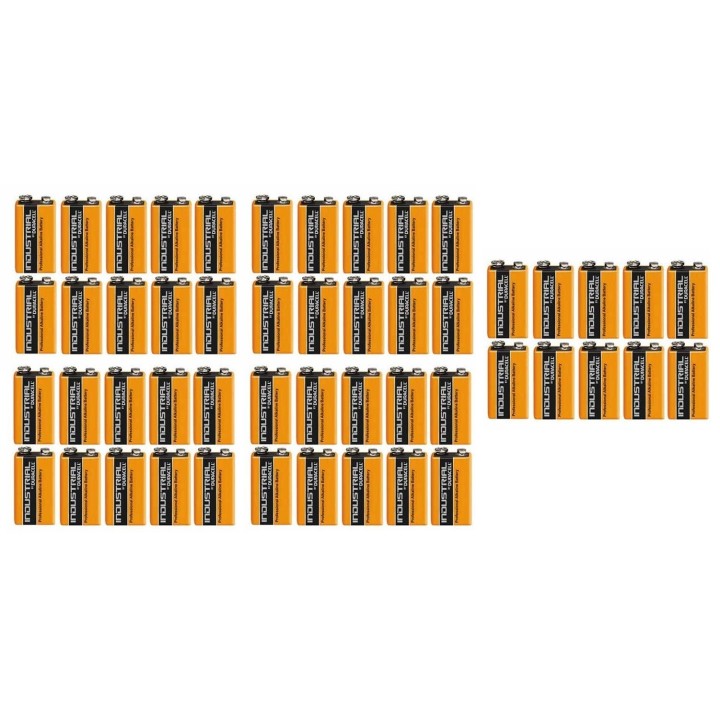 Elektrische batterie 9v (500stucke) alcaline 500ma minamoto 6lf22 am6 6lr61 1604a 522 mn1604 a1604 4022 duracell - 1