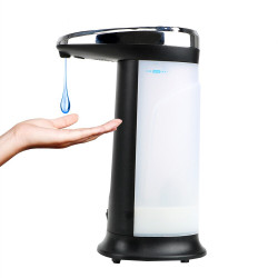 Distributeur sans contact de gel désinfectant 400ml nettoyage automatique des mains