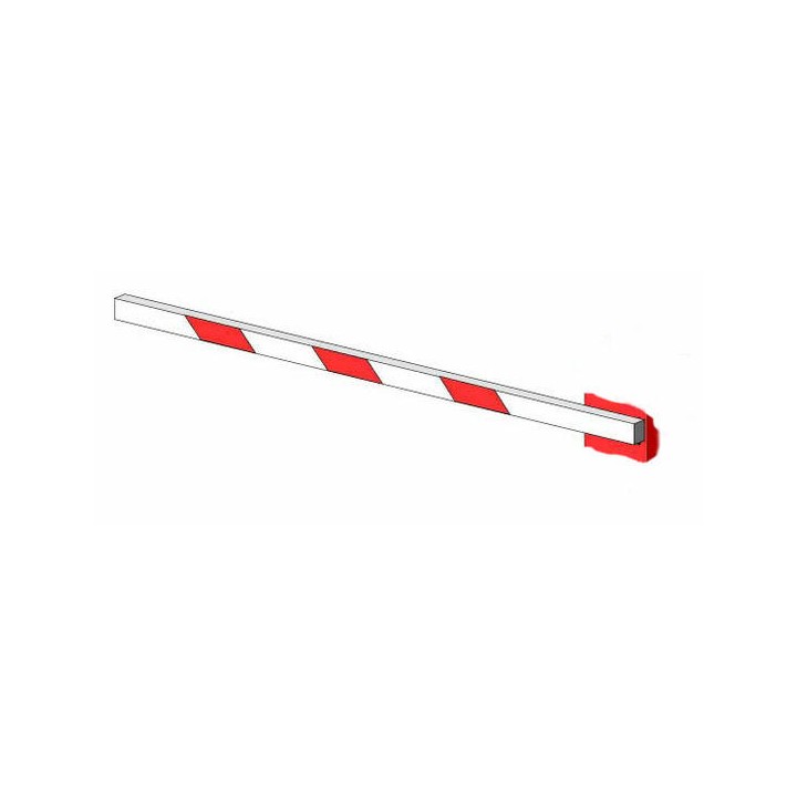 Extra aluminium arm for barrier gate b4m (section 30x100mm) automatic barrier gate barrier gate openers parking barrier gate bar