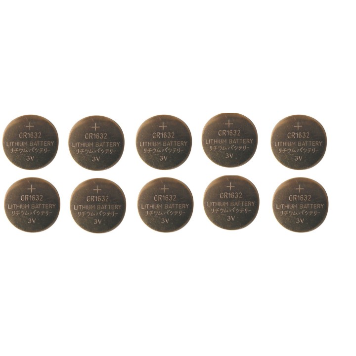 Pack 10 lithium batterie 3vcc cr1632 lithium batterie knopfbatterie batterie batterien jr international - 1