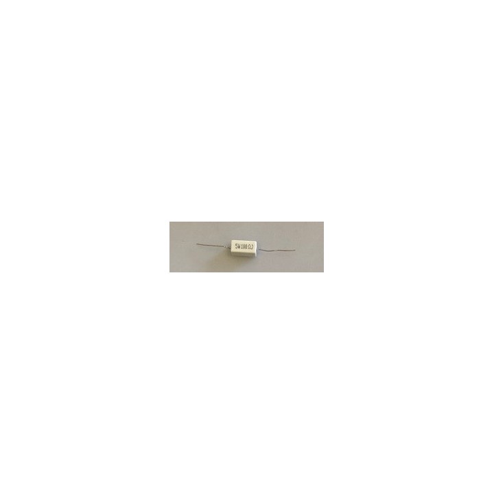 Resistenza 100 ohm 5w ad avvolgimento indurito jr  international - 1