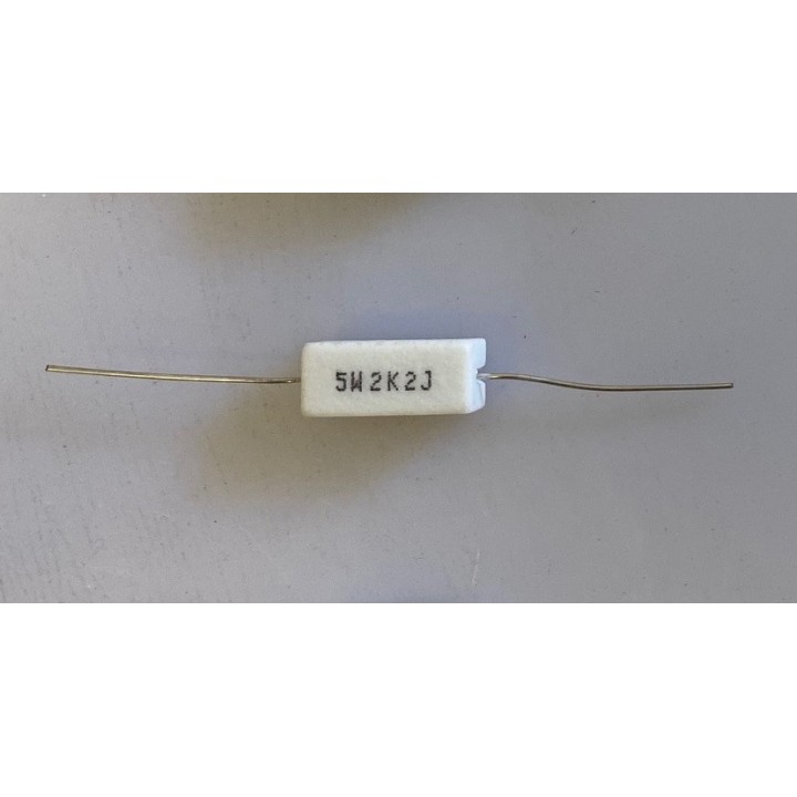 Resistenza avvolto cementato 5w 2,2 ohm jr  international - 1